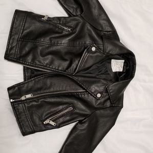 Primark black biker girl jacket